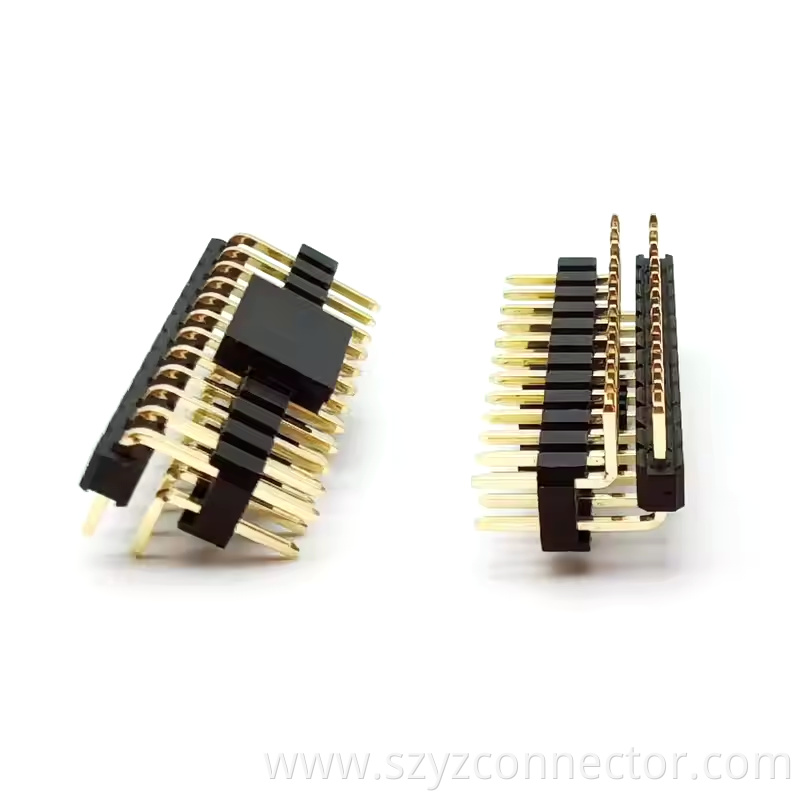 2.54mm Pitch Pin Header Dual Row Right2x1P~1x40P (1)